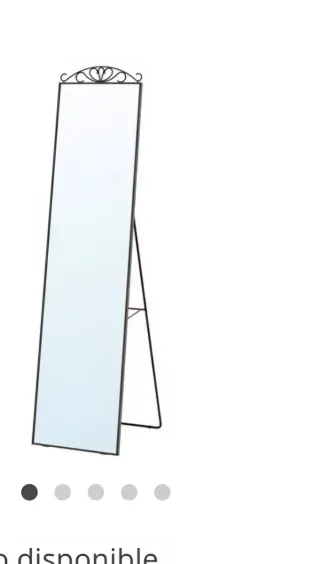 Espejo de pie Ikea KARMSUND negro