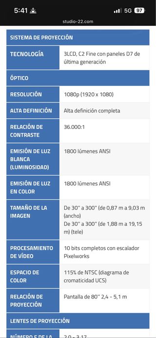 Proyector Epson EH-TW3500