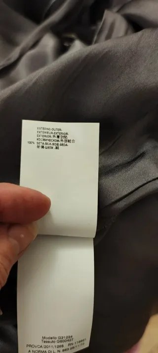 Abito Versace Argento