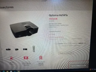 Proyector Optoma HD141X + Pantalla Enrollable+ sop