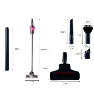 Aspirapolvere scopa elettrica senza fili