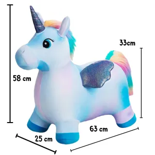 Unicornio Saltador Hinchable