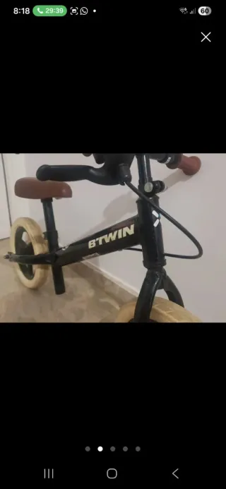 Bici sin pedales B'TWIN retro