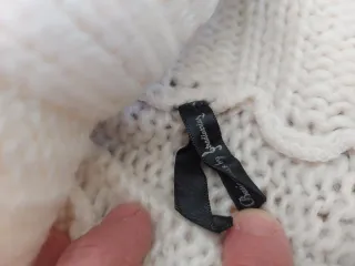 Jersey Stradivarius Blanco Talla S