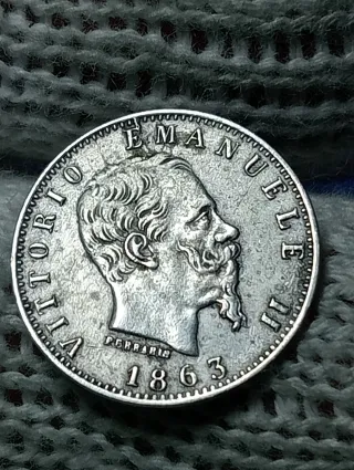 Moneta Regno d'Italia 20 Centesimi Argento