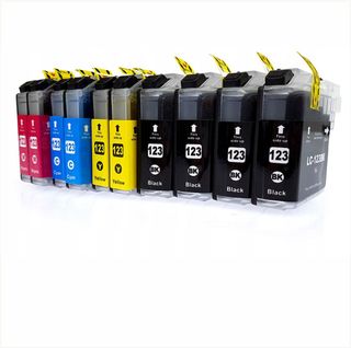 Pack 10 Brother LC123 XL