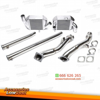 KIT INTERCOOLER + DOWNPIPE AUDI A4 A6