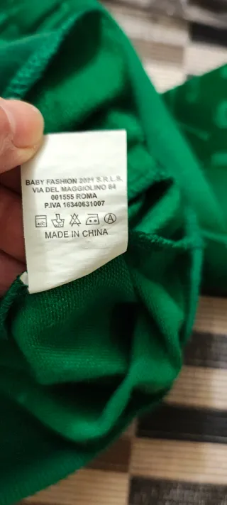 Felpa con cappuccio verde bimbo