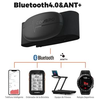 COOSPO H6 Banda Frecuencia Cardiaca Bluetooth 4.0