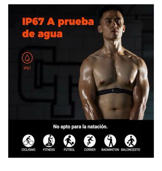 COOSPO H6 Banda Frecuencia Cardiaca Bluetooth 4.0