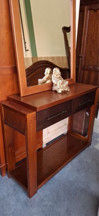 Sofá modular gris y marrón