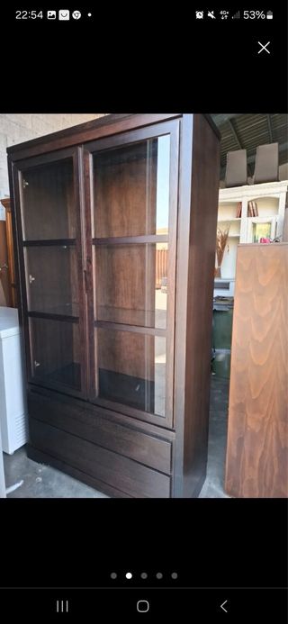 Sofá modular gris y marrón