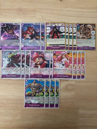 One Piece TCG EB04 Soporte Morado