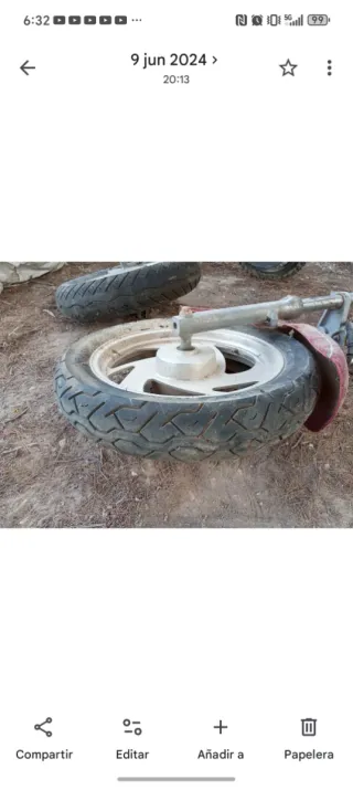 Juego ruedas moto con amorti guador moto china