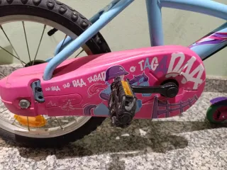 Bicicleta infantil BTWIN azul y rosa