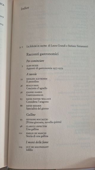 Racconti gastronomici