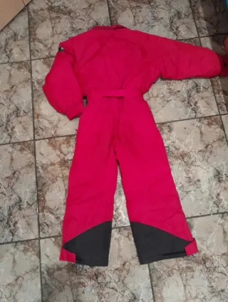 Traje de nieve unisex rojo
