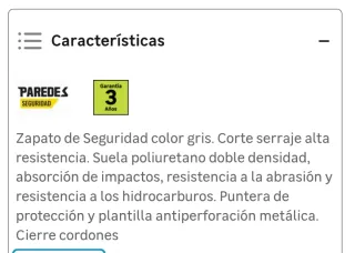 Calzado de Seguridad T44 Nuevo