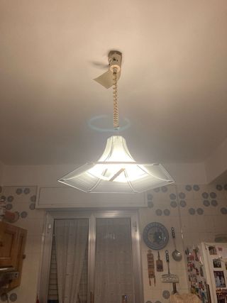 Lampadario cucina in vetro