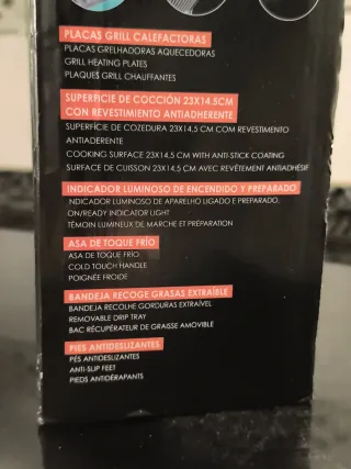 Sandwichera grill doble placa K