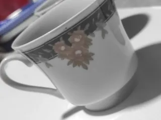 Juego 4 Tazas Café Leche Porcelana ST