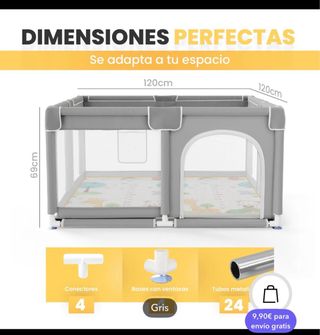 Parque infantil 120x120 cm.
