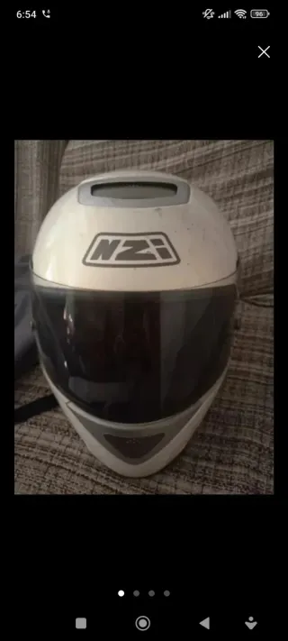 Casco NZi blanco