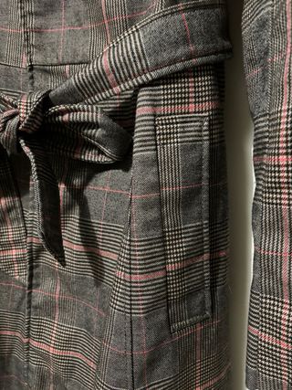 Cappotto tartan H&M marrone