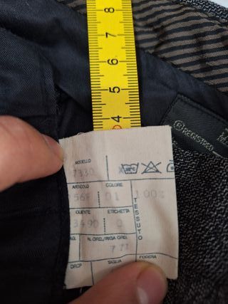 Pantaloni sartoriali uomo 100% lana tg. 50