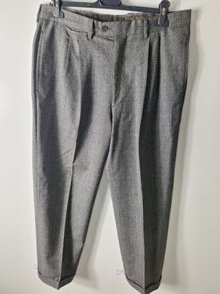 Pantaloni sartoriali uomo 100% lana tg. 50