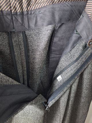 Pantaloni sartoriali uomo 100% lana tg. 50