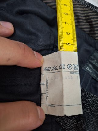 Pantaloni sartoriali uomo 100% lana tg. 50