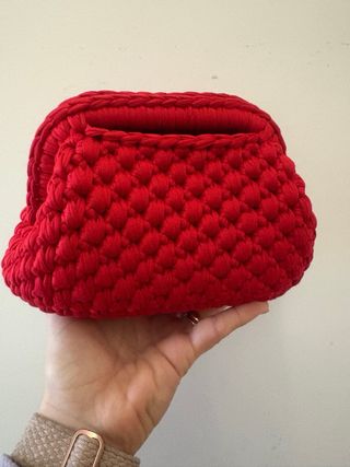 Clutch uncinetto rosso