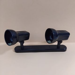 Apliques techo/pared negros (3 uds)