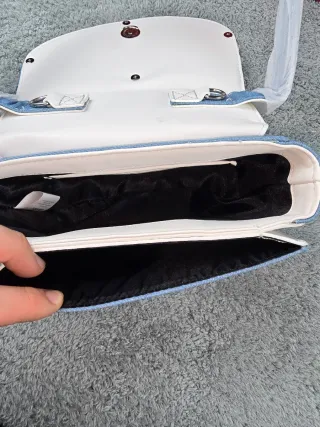 Borsa Diesel Denim nuova con tracolla in aggiunta