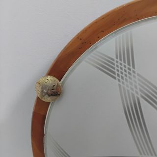 Plafón de techo vintage madera y cristal