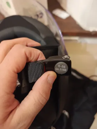 Casco Jet Blauer H.T. Nero