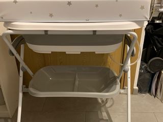 Bañera bebe con cojin reductor