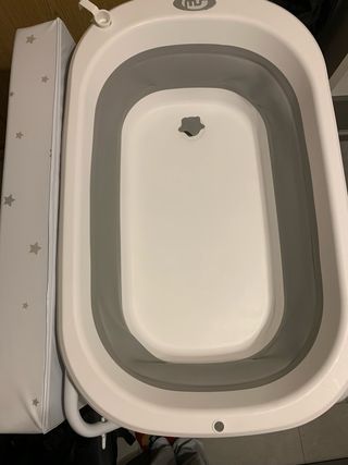 Bañera bebe con cojin reductor