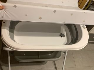 Bañera bebe con cojin reductor