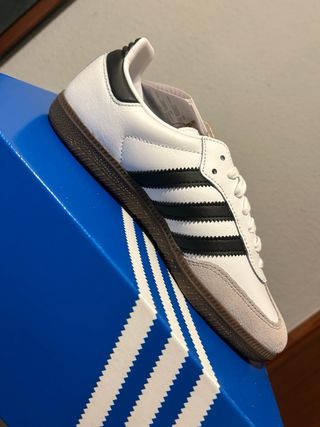 Zapatillas Adidas Samba OG Blancas Mujer