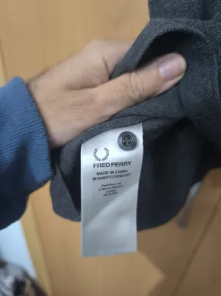 Polo Fred Perry original antracita Talla L