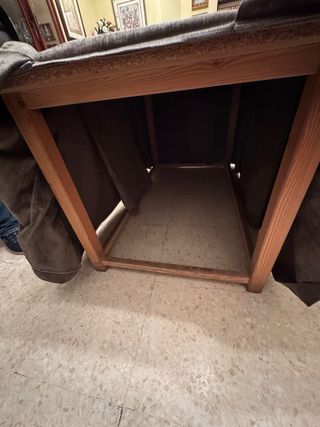 Mesa centro cristal de 0.8 cm para estufa