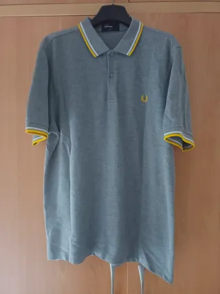 Polo Fred Perry Gris Original