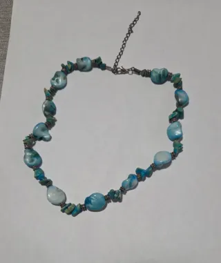 Collana pietre blu e turchesi