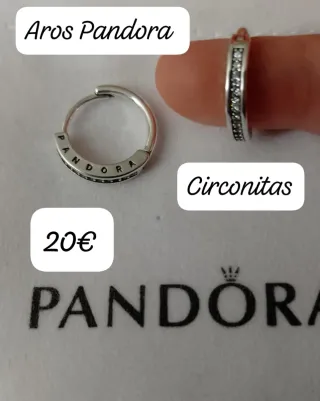 Aros Pandora Plata Circonitas