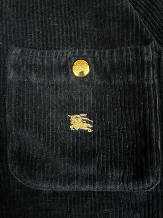 Chaqueta Burberry Pana Azul Talla L Mujer