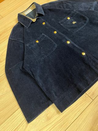 Chaqueta Burberry Pana Azul Talla L Mujer