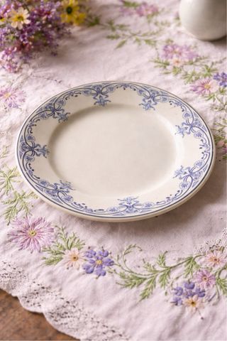 Pareja Platos Terre de Fer Azul Blanco