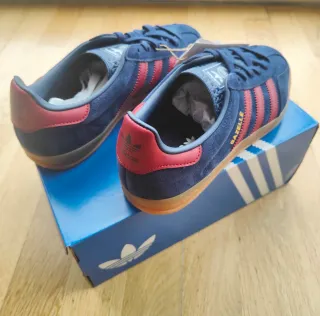 Adidas Gazelle Indoor Azul/Rojo talla 38 y 2/3